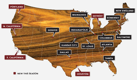 Woodworking Tour Map