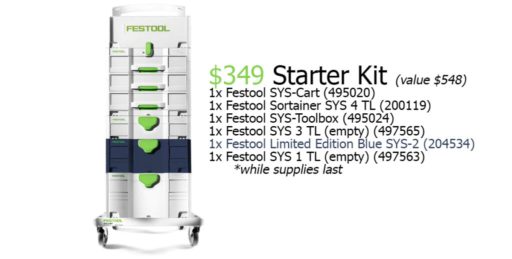 Festool Systainer Starter Kit