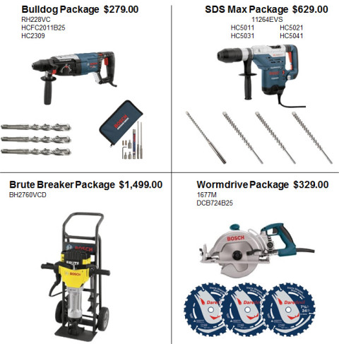 world of concrete sale packages