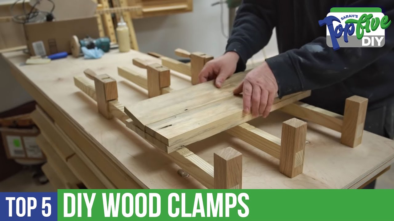 Top 5 DIY Woodworking Clamps! The best maker build videos for your next  project! - Belts And Boxes