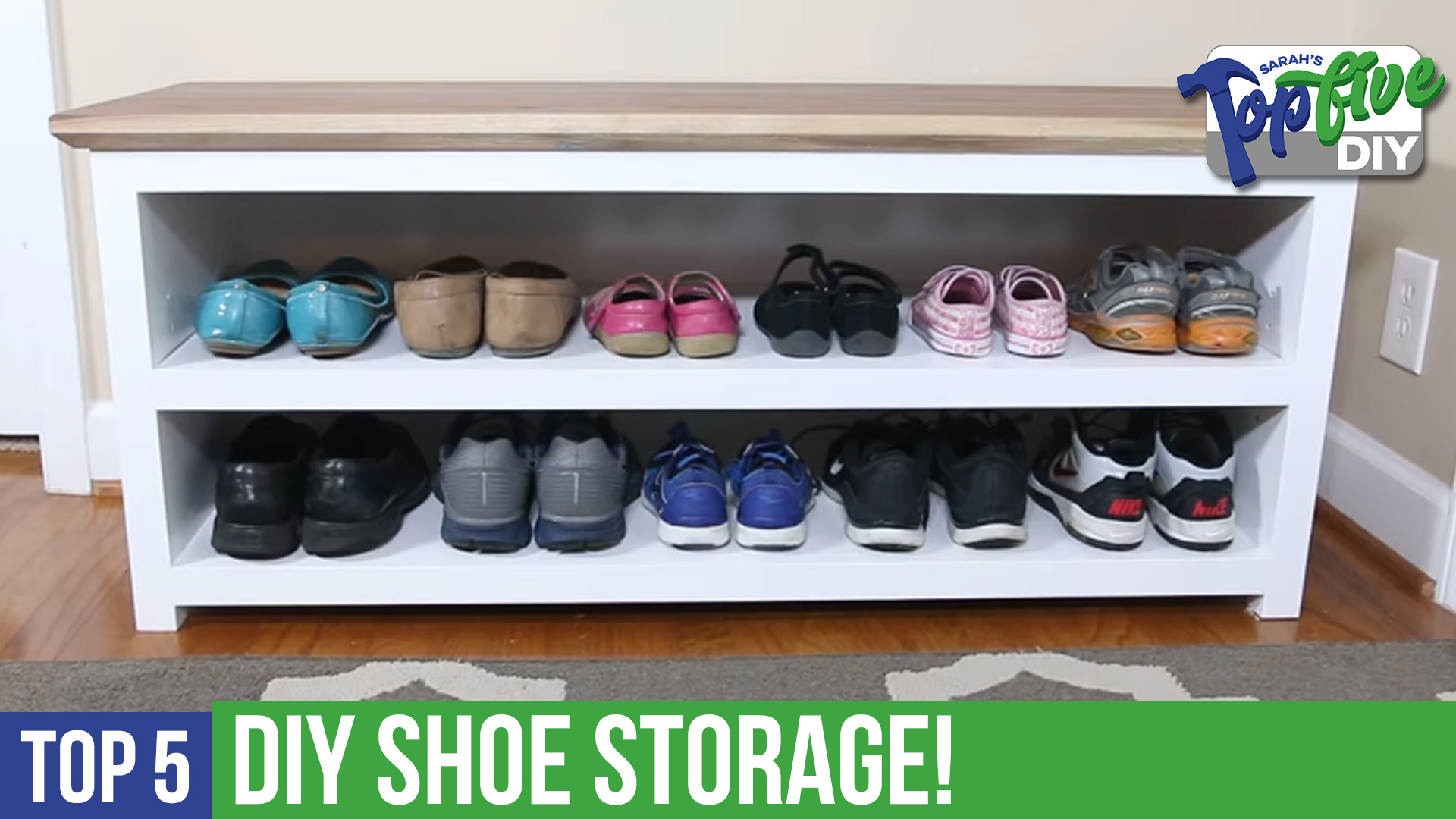 T5DIY Shoe Storage