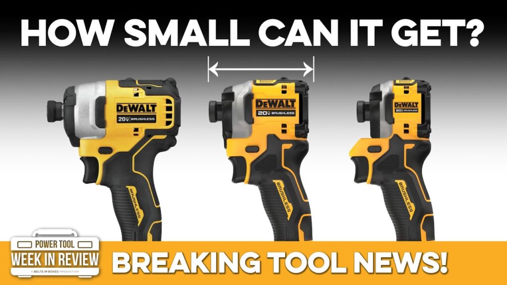 Ko Stærk vind biograf BREAKING! New DeWALT Impacts announced, and do they HAVE to be THIS SMALL?!  Power Tool News! - Belts And Boxes